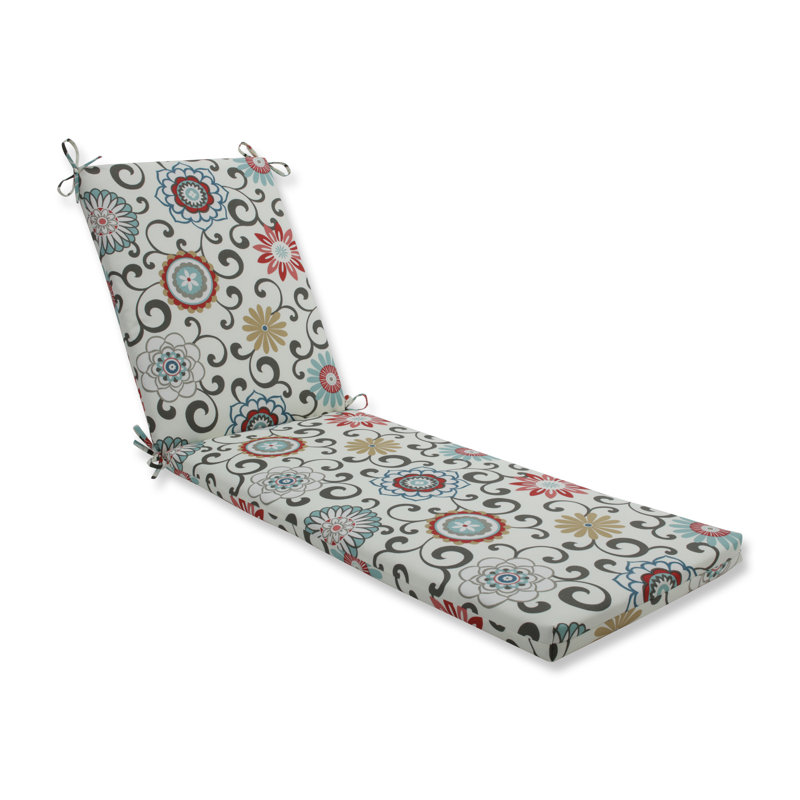 Coussin de salon intérieur/extérieur méridienne, gris