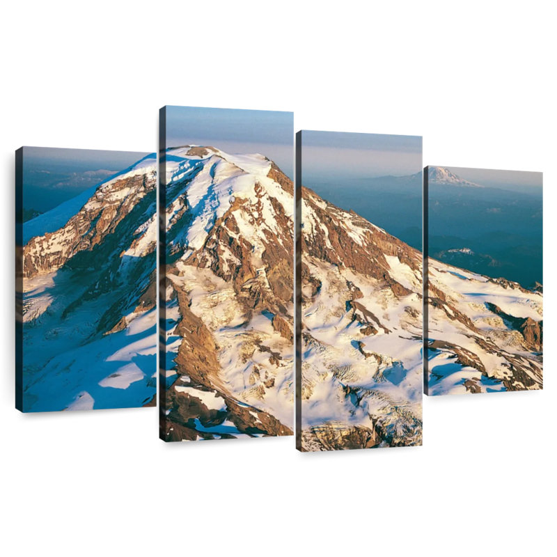 Alvord Sunlit Mt. Rainier, 48" H x 75" W