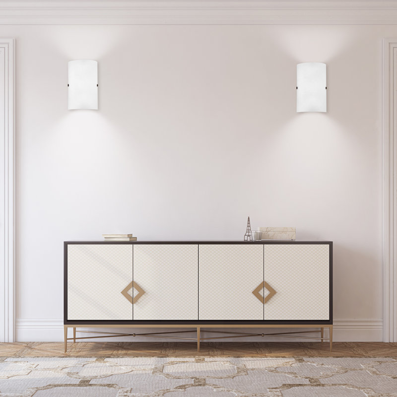 Alizza Steel Flush Mounted Sconce