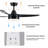42'' Ceiling Fan with LED Lights