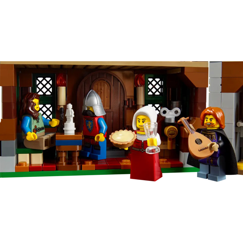 LEGO 10332 Icons Medieval Town Square Model 3304 Pieces Building Set for Adults