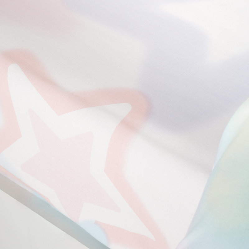 Ombre Stars Fitted Sheet, Single (3')