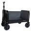 Chariot de camping pliable tout-en-un convertible: siège de banc, compartiment de rangement et attache pour chien incluse-122456957