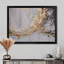 «Gold and White Collusion Abstract», art mural abstrait, impression sur toile moderne-114918483-83330122-83330102