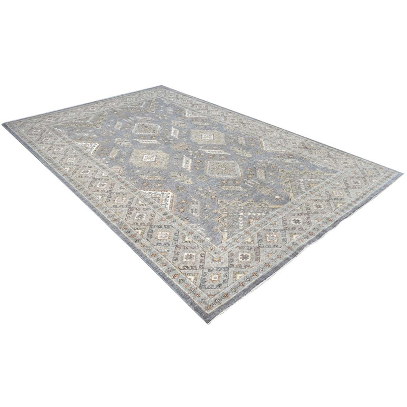 Oushak Collection, Transitional One-of-a-Kind Rectangle 5'11" X 9 Hand Knotted Area Rug