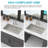 Kitchen Sink,Undermount Sink 5.5-Inch Low Depth Ada Compliant Single Bowl 16 Gauge Stainless Steel Handmade Sinks Basin