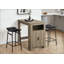 Tabouret de bar, hauteur de comptoir, ensemble de 2, cuisine, métal, contemporain, moderne-1141169101