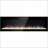 Electric Fireplaces 60 Inch Recessed/Wall-Mounted with Remote, Multi-Color Flame &amp; LED Heater | Tempered Glass+Sheet Metal+Plastic | Vent Free