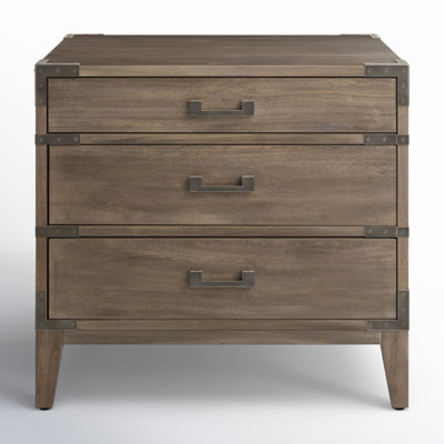 Table de chevet 3 tiroirs Lauretta