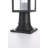 Mershon 6 Inch Outdoor Post Light in Black