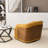 Andretta Faux Leather Swivel Barrel Chair-501394316