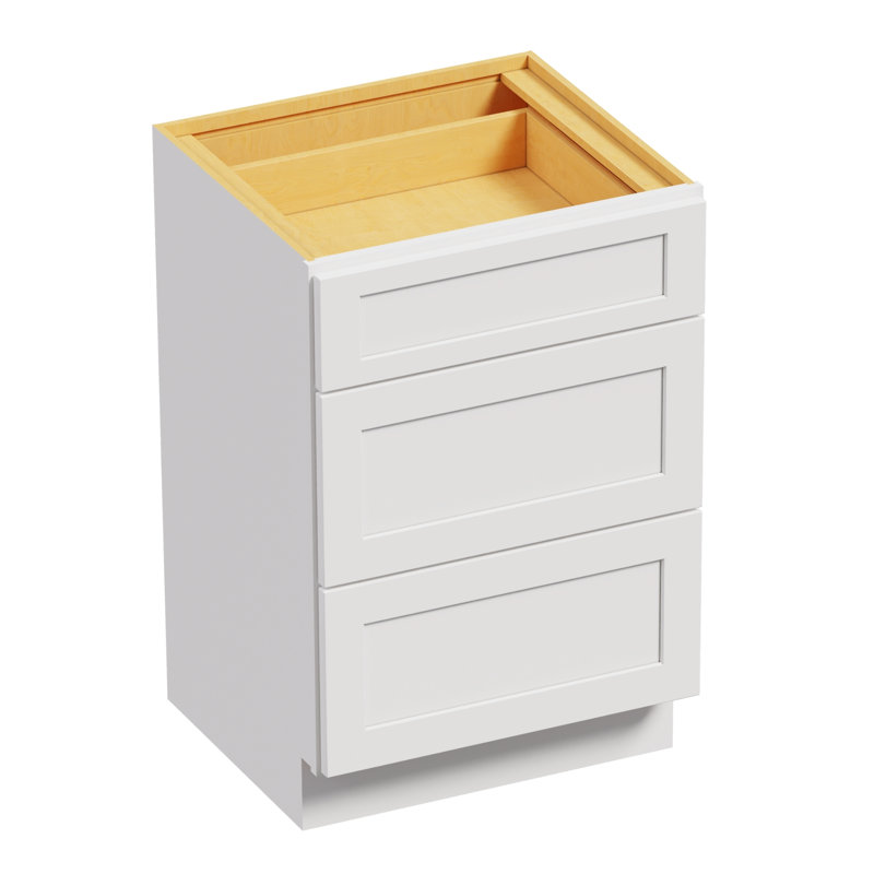 Base de meuble-lavabo blanc Lotus 12 po seulement