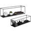2 Piece Metal Floating Shelf