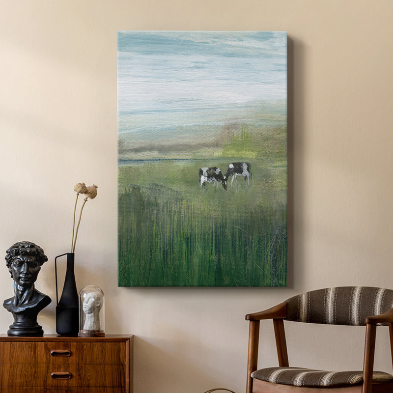 Out to Pasture I - Gallery Cavas, H 48 po x l 32 po