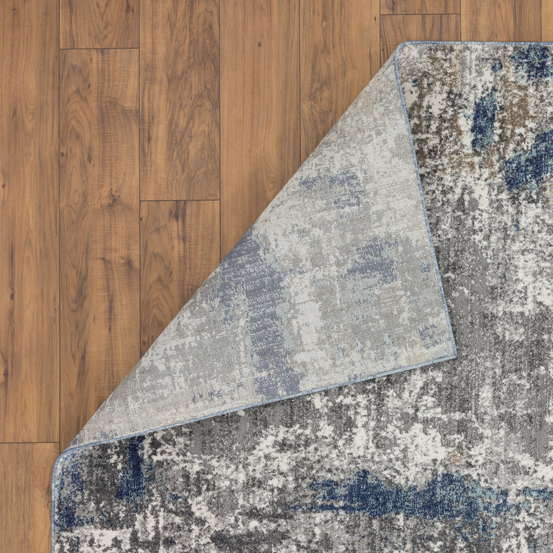Sevda Abstract Indoor Rug, Runner 2' x 7'