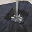 Ensemble 4 pièces de poids de base de parasol en porte-à-faux - capacité 132 / 176lb, noir