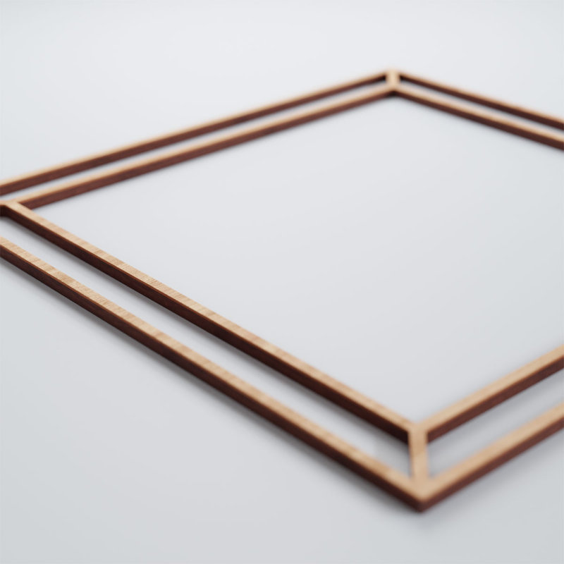 Panneaux muraux décoratifs en bois Fairplay, Aulne, H 11,375 po x l 11,375 po x P 0,25 po