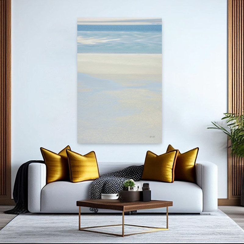 Art côtier abstrait Serenity III, H 60 po x l 40 po