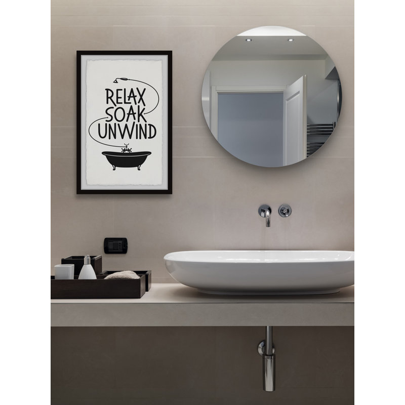 " Relax Soak Unwind ", 12" H x 8" W x 1.5" D