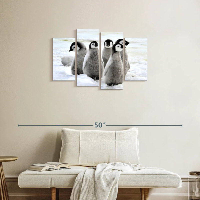 Brampt Charming Penguin Chicks, 22" H x 36" W