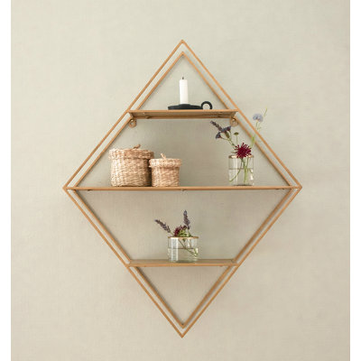 Elmas Diamond Metal Bracket Shelf