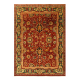 One-of-a-Kind Rectangle 9' X 13' Hand Knotted Area Rug
