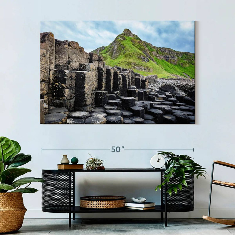 Rorry Giant's Causeway Basalt Columns, 34" H x 51" W