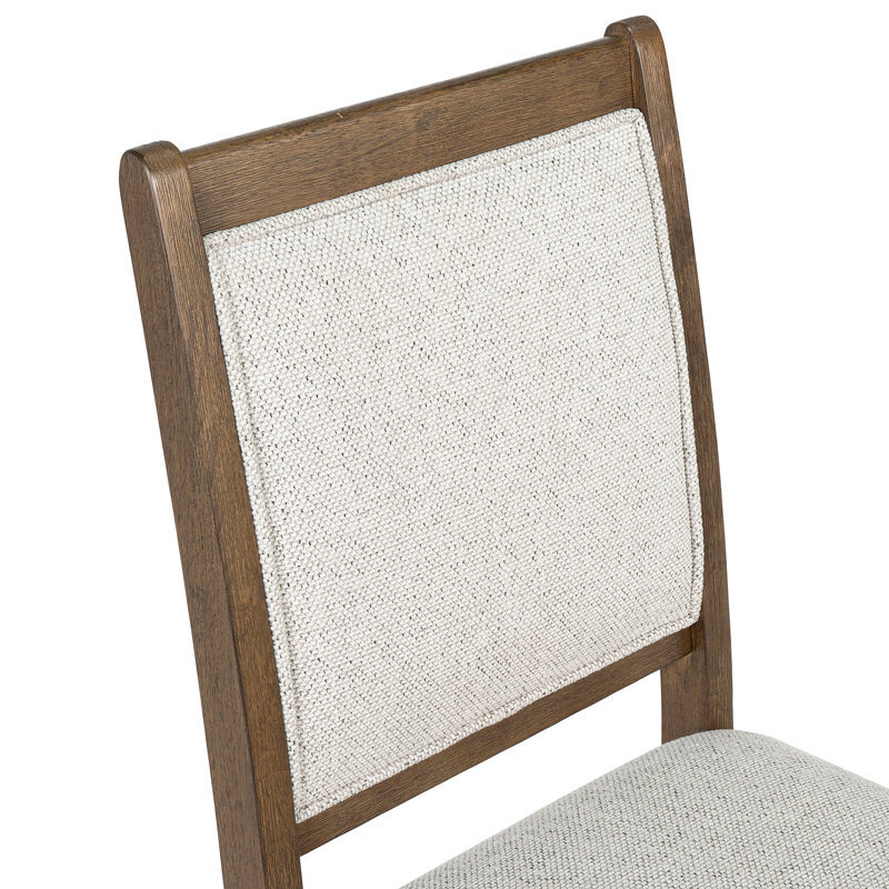 Chaise d'appoint Chandler (ensemble-2), Noyer foncé