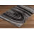 Rug Branch Darius 7' x 10' (6'6" x 9'6") Grey/Black Abstract Indoor Area Rug, Contemporary, Medium Pile, Stain-Resistant Carpet - Living Room, Bedroom, Dining Room, and Kitchen-37185320