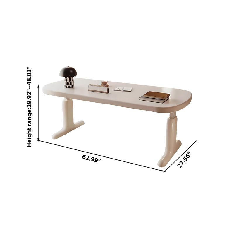 Bureau réglable 62,2 po, H 48,03 po x l 62,99 po x P 27,56 po