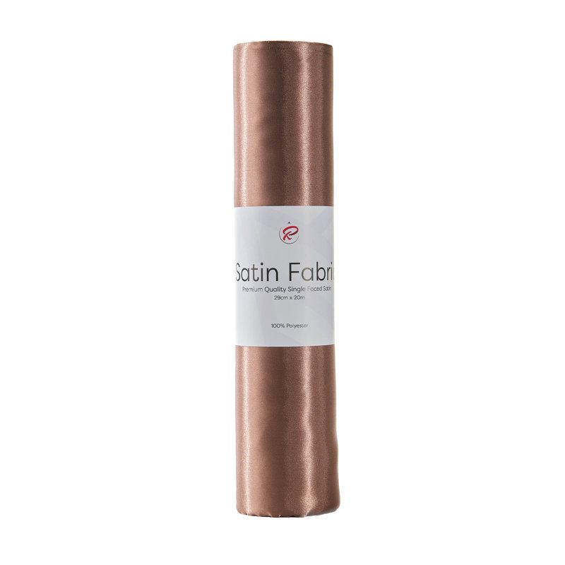 2000cm Satin Ribbon, Mocha