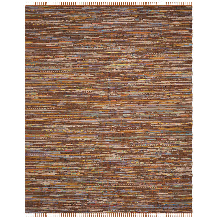Desimone Rug Hand Woven Cotton Striped Rug