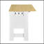 Nichols avec plateau pliable, armoire de rangement à 2 portes et étagères réglables-2098795082