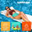 TRC Recreation Splash 1.25" Thick Foam Swimming Pool Float Lounger Mat, White