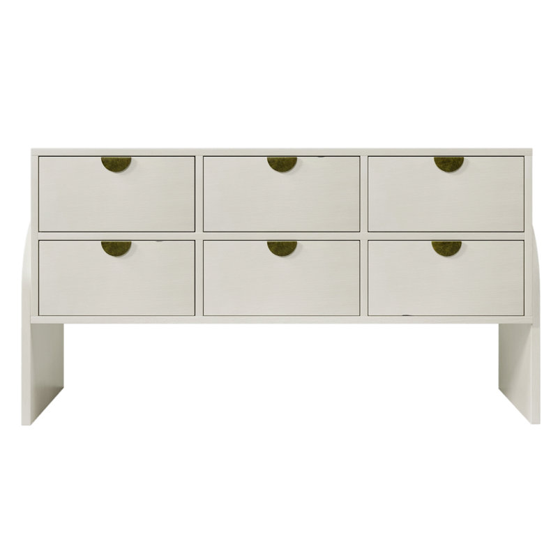 Commode à six tiroirs, armoire, console, canapé, table, grands espaces de rangement