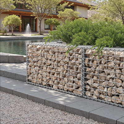 50 cm H x 30 cm W Steel Border Fencing