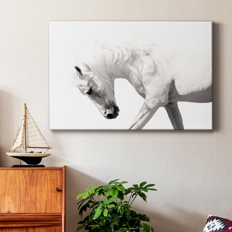" Neutral Stallion ", 8" H x 12" W x 1.5" D
