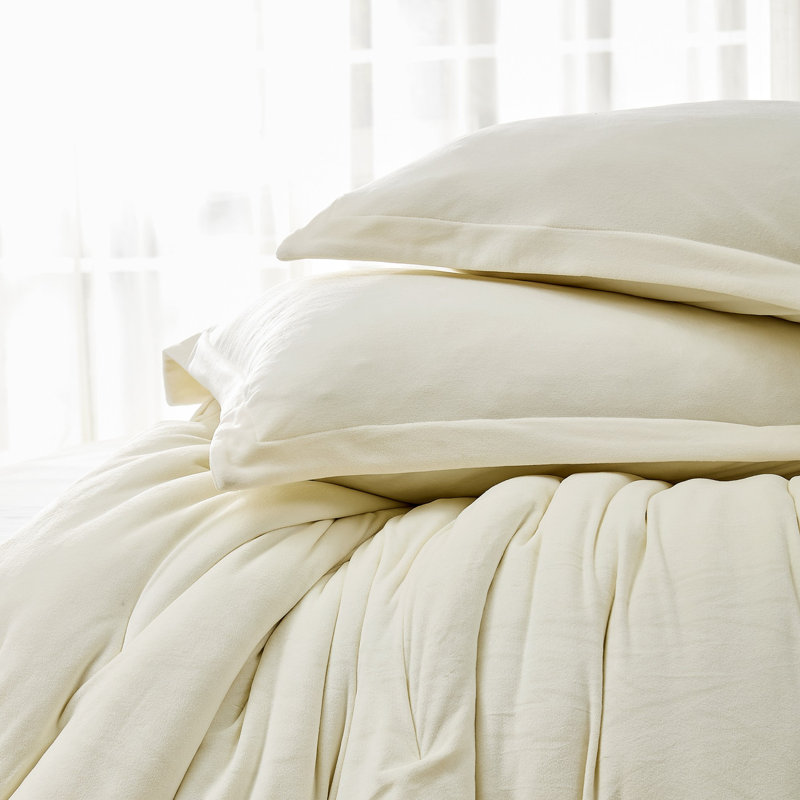 Love Thick - Desirable Coma Inducer Oversized Comforter Set - Rich Eggnog, King Comforter + 2 King Pillow Shams