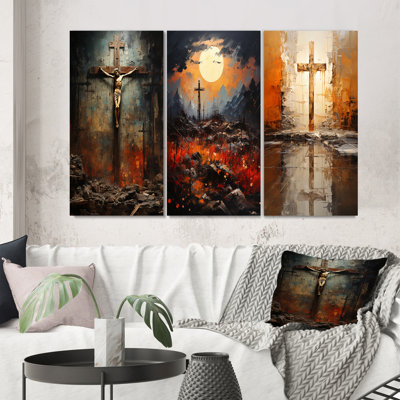 «Christianity Crucifixion Darkness The», 3 pièces