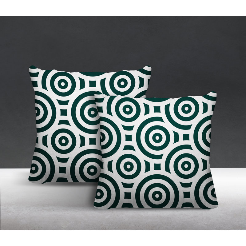  Coussin intérieur / extérieur, L 17 po x H 17 po, Émeraude