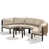 Sand Beige Cushion/Black Frame est en rupture de stock