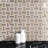 Silver Brick 12.01 in. x 12.01 in. Brick Joint Polished Marble Mosaic Tile-36931566