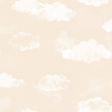Tiny Tots 2 Billowing Clouds Design 33' L x 21" W Wallpaper Roll