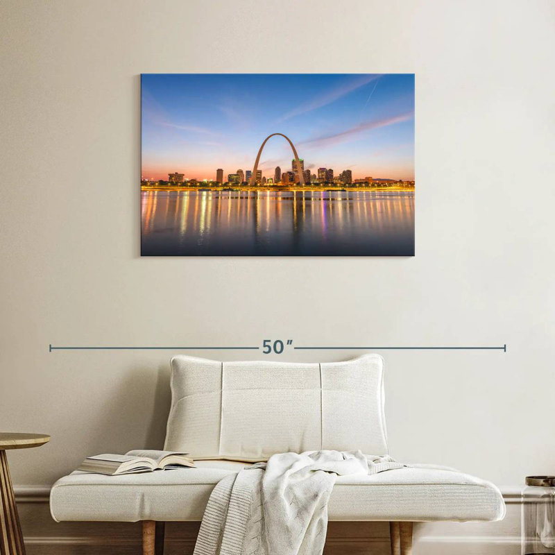 Rorry St Louis Skyline Lights, 24" H x 36" W