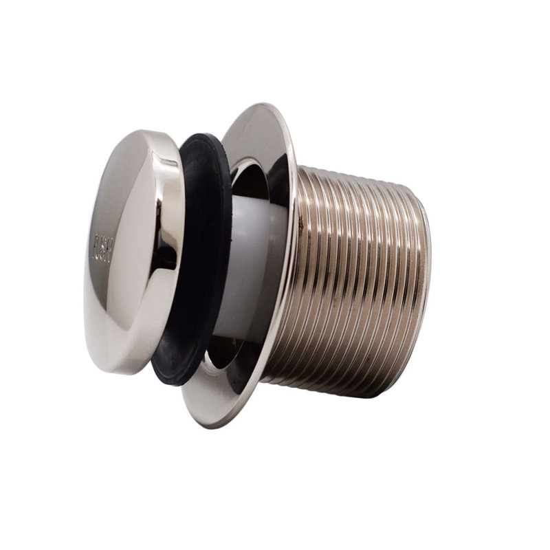 Drain de baignoire Tip Toe, Nickel poli