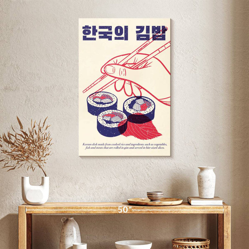 Yarlin Korean Kimbap, 36" H x 24" W