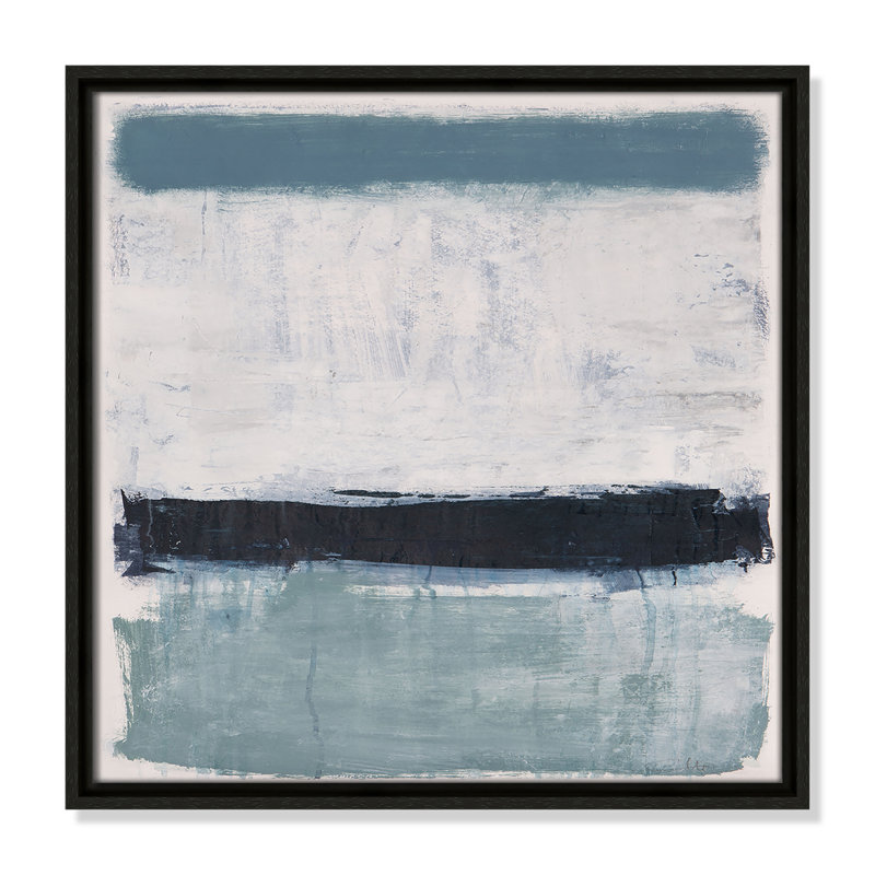 «Coastal Delight I», reproduction carrée par Casa Fine Arts, Espresso, H 17,5 po x l 17,5 po