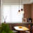 Mid Century Modern Glass Pendant Light