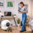 White Smart Self-Cleaning Cat Litter Boxes, Automatic Litter Box with App Control