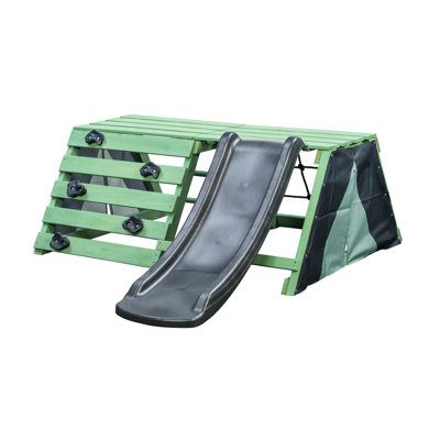 SwingKing Manufactured Wood Swing Set with